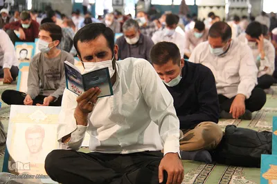 مراسم قرائت دعای عرفه در شهرکرد