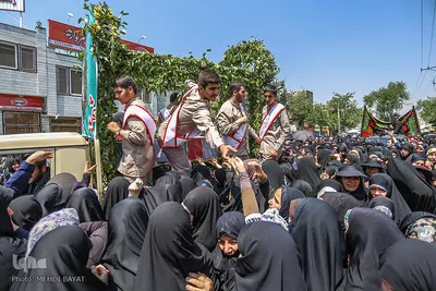 عزاداری شهادت امام جعفر صادق(ع) در اراک