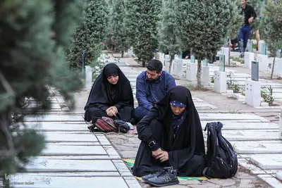 مراسم پرفیض دعای عرفه در گلزار شهدا تهران