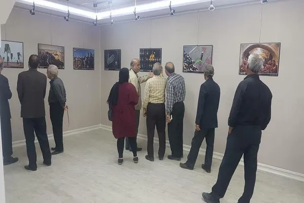 برپایی نمایشگاه آثار پنجمین سوگواره «قاب شیدایی» در بیجار