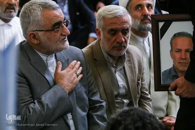 مراسم بزرگداشت شهدای حمله تروریستی تهران