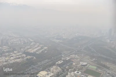 آلودگی شهر تهران، دوشنبه ۱۱ آذر