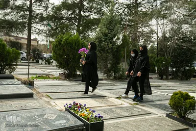 آخرین پنجشنبه سال کرونایی در بهشت زهرا