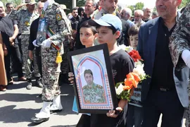 ملایر میزبان پیکر پاک دو شهید مدافع آسمان ایران‎