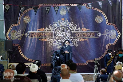 عزاداری مردم شیراز در روز شهادت امام صادق (ع)
