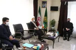 دیدار رئیس جهاد دانشگاهی فارس با تولیت شاهچراغ(ع)‎‎
