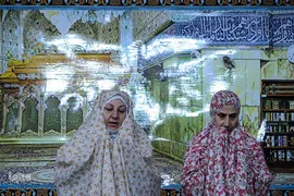 مراسم اعتکاف بانوان در مسجد باغستانی
