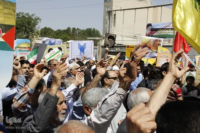 راهپیمایی روز جهانی قدس در زنجان