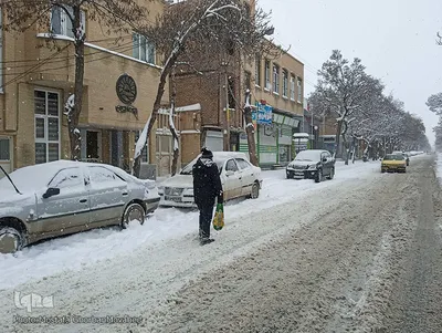 تشدید بارش برف در شهرستان اهر