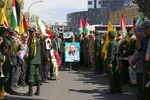 راهپیمایی روز جهانی قدس و تشییع شهیدالقدس «علی آقابابایی» در قزوین
