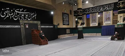 مراسم عزاداری روز شهادت امام رضا(ع) در حسینیه امام خمینی(ره)