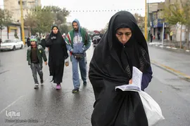 مراسم پیاده روی روز اربعین در تهران