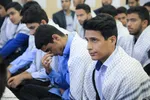 دیدار دانش‌آموزان بسیجی با نماینده ولی‎فقیه در خراسان جنوبی