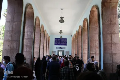 گردشگران نوروزی در آرامگاه سعدی‎‎
