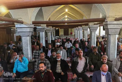 مراسم سحرگاه و اقامه نماز عید فطر در مسجد نو - اصفهان