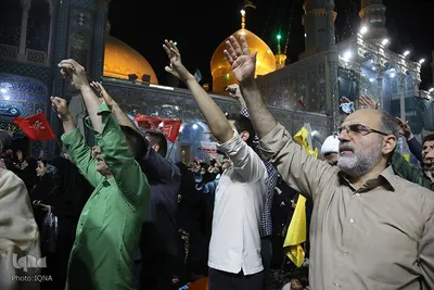 اعلام انزجار و فریاد انتقام مردم قم علیه تجاوز آمریکا به خاک ایران