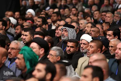 دیدار جمعی از موکب‌داران عراقی با رهبر انقلاب