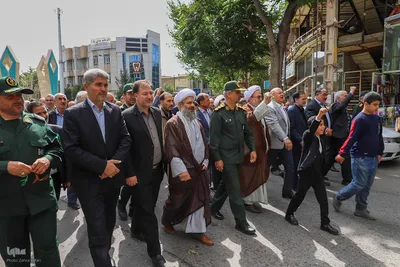 راهپیمایی مردم اهر در محکومیت جنایات رژیم صهیونیستی