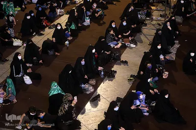 مراسم بزرگ‌ترین سفره نذری حضرت رقیه(س) در میدان آیینی امام حسین(ع)