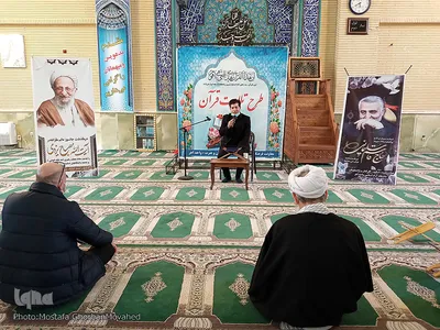 مراسم ختم قرآن به مناسبت ایام شهادت حضرت فاطمه(س) در اهر