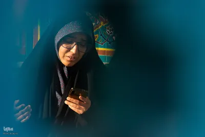 قرائت دعای عرفه در باغ رضوان اصفهان