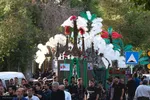 مراسم تشییع پیکر شهیدان مصطفی امینی و عبدالحسین شیخ‌کوپایی