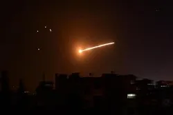 Syria Intercepts Israeli Missiles over Homs