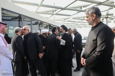 بازگشت حجت الاسلام و المسلمین سید عبدالفتاح نواب نماینده ولی فقیه و سرپرست حجاج ایرانی از حج