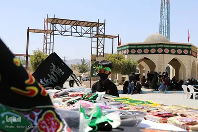 عزاداری روز تاسوعا در امام زادگان باقریه(ع) بیرجند