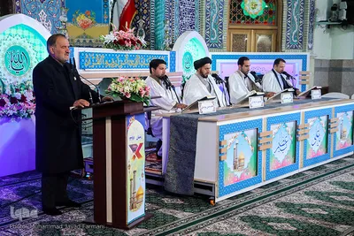 مراسم جزء خوانی قرآن کریم در حرم حضرت عبدالعظیم(ع)