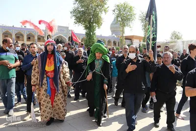 مراسم سوگواری اربعین حسینی در آستان مطهر حضرت شاهچراغ(ع) در شیراز