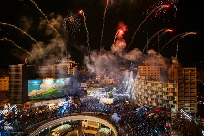 جشن نیمه شعبان از میدان هفتم تیر تا ولیعصر(عج)