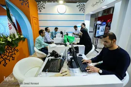 غرفه ایکنا در دومین روز نمایشگاه مطبوعات