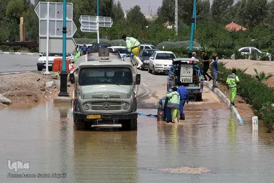 شهر یزد بعد از بارندگی شب گذشته و غافلگیری مدیریت شهری‎‎