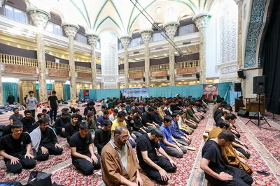 مراسم اعتکاف در مسجد جامع امام صادق (ع)