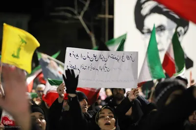 تجمع مردم انقلابی تبریز علیه دشمنان اسلام در آخرین چهارشنبه سال