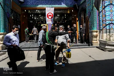 پرچم عزا بر فراز حسینیه کربلایی‌های تهران