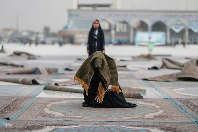قرائت دعای عرفه در مسجد مقدس جمکران