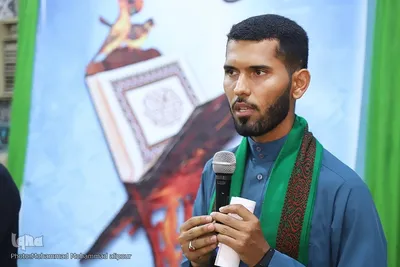 جزءخوانی قرآن در مسجد امام موسی کاظم(ع) کارون