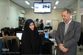 بازدید عضو هیئت رئیسه کمیسیون تلفیق بودجه از ایکنا 