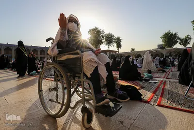 اقامه نماز عید سعید فطر در حرم مطهر شاهچراغ (ع)