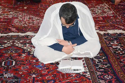 مراسم اعتکاف در مسجد جامع تبریز