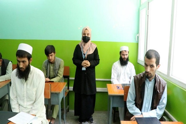 Students at the Kabul Vocational Institute