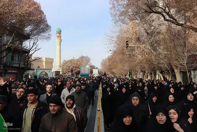 عزاداری مردم تبریز در سوگ شهادت رهبر معظم انقلاب