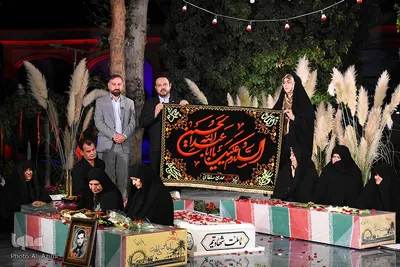 آیین استقبال از پیکر شهدای تازه‌تفحص‌شده در سیمای مرکز اصفهان