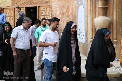 مرحله دوم انتخابات ریاست‌جمهوری در میدان نقش جهان اصفهان