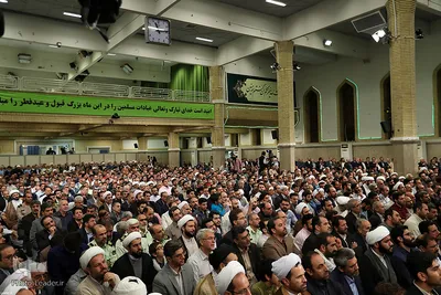 دیدار مسئولان نظام و سفرای کشورهای اسلامی با رهبر انقلاب