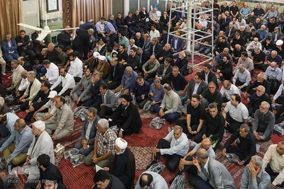 مراسم ترحیم حاجیه خانم فلسفی، همسر مرحوم آیت‌الله مصطفی مسجدجامعی