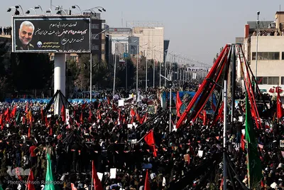 تشییع پیکر مطهر شهید سپهبد سلیمانی در کرمان