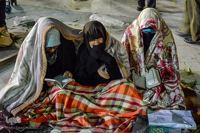 مراسم احیاء شب نیمه شعبان در مسجد مقدس جمکران‎